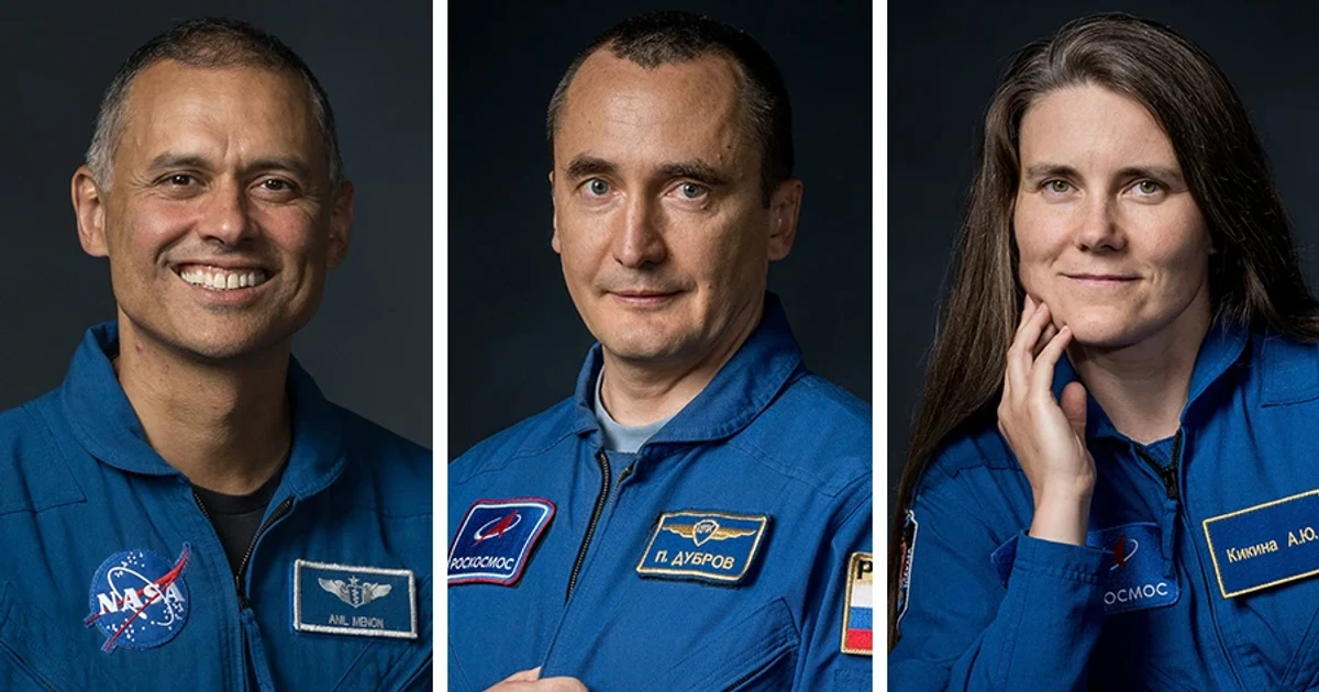 Soyuz MS-29 docks at ISS with NASA astronaut and Russian cosmonauts