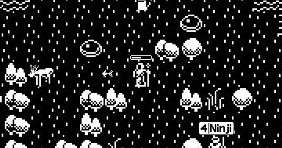 Tiny Playdate MMO PointlessQuest embraces a deliberately small player base