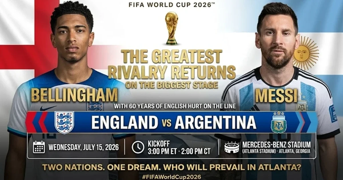 England and Argentina renew World Cup rivalry in semifinal showdown