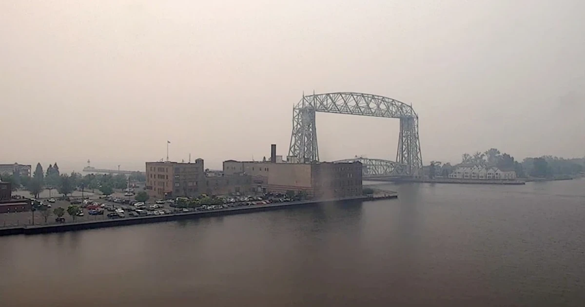 Minnesota county declares emergency as wildfire smoke triggers air quality alert