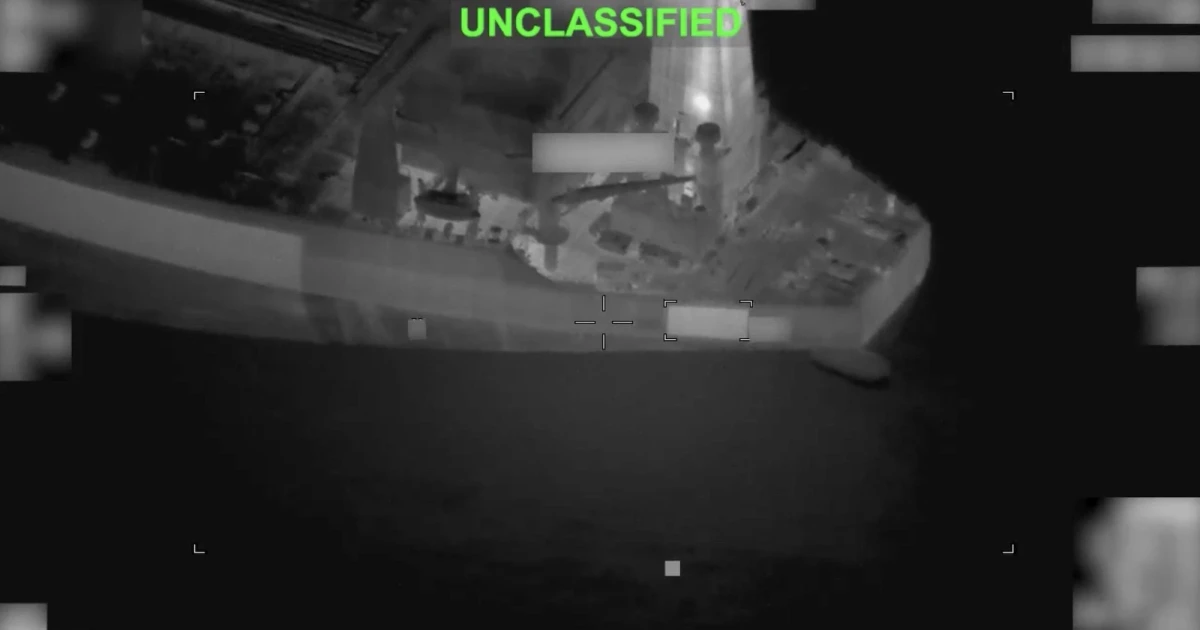 U.S. disables tanker heading toward Iran’s key oil export terminal