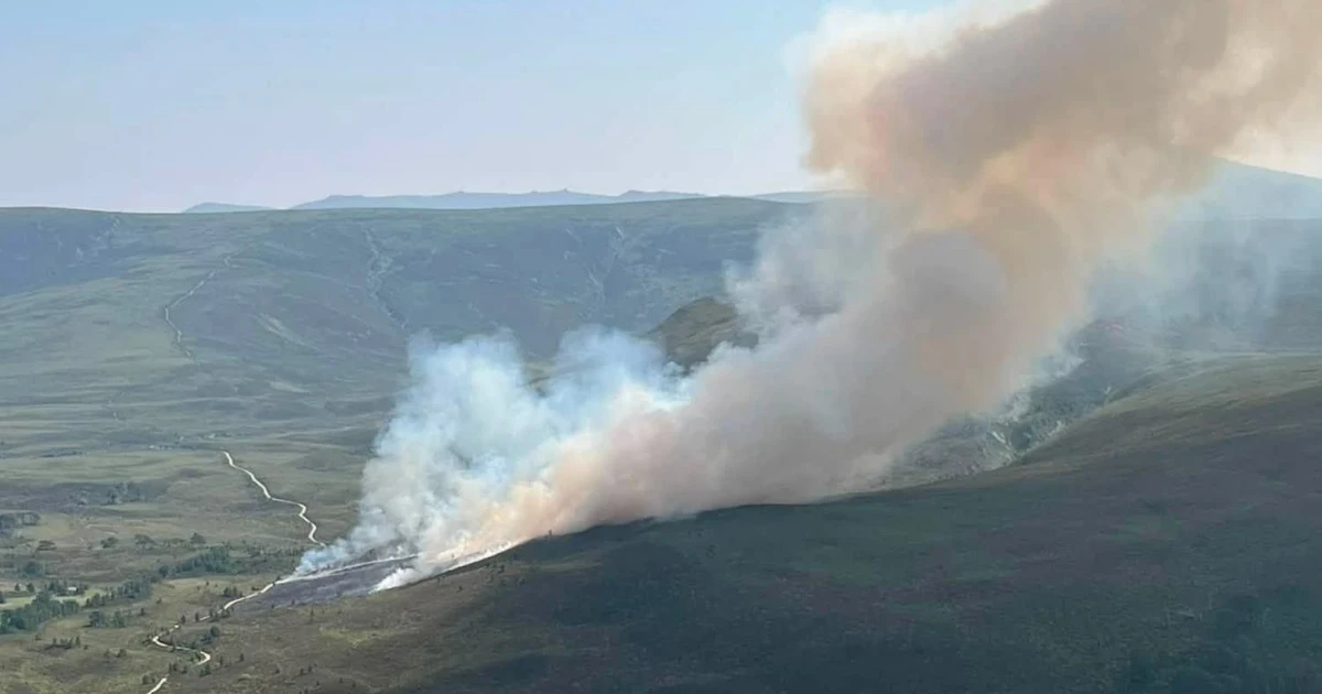 Wildfire in Cairngorms grows, evacuations and road closures ordered