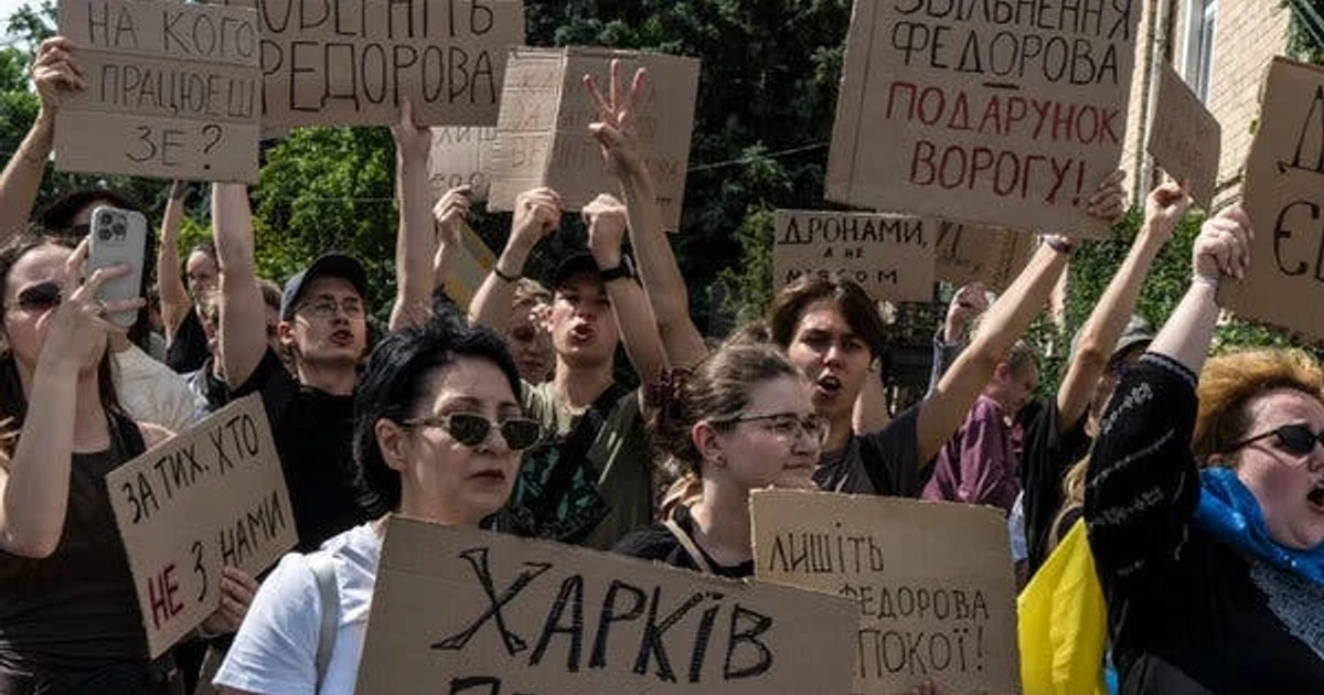 Protests erupt in Kyiv after Fedorov’s exit from defence ministry