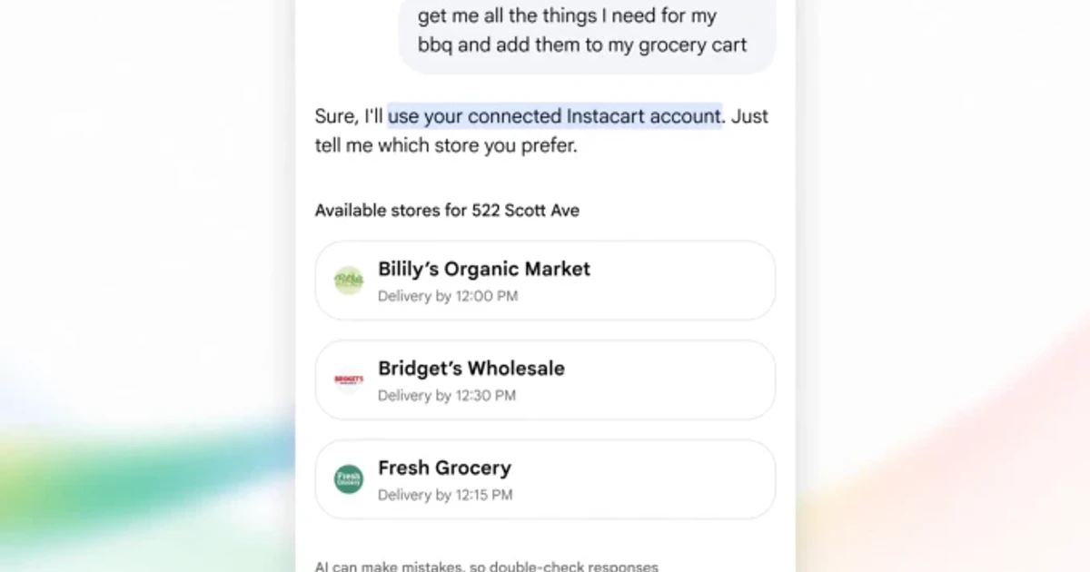 Google expands AI Mode to complete tasks across apps