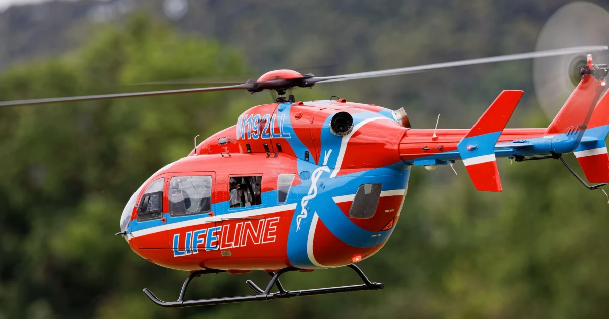 Texas rescuers airlift family and two dogs from Uvalde floods
