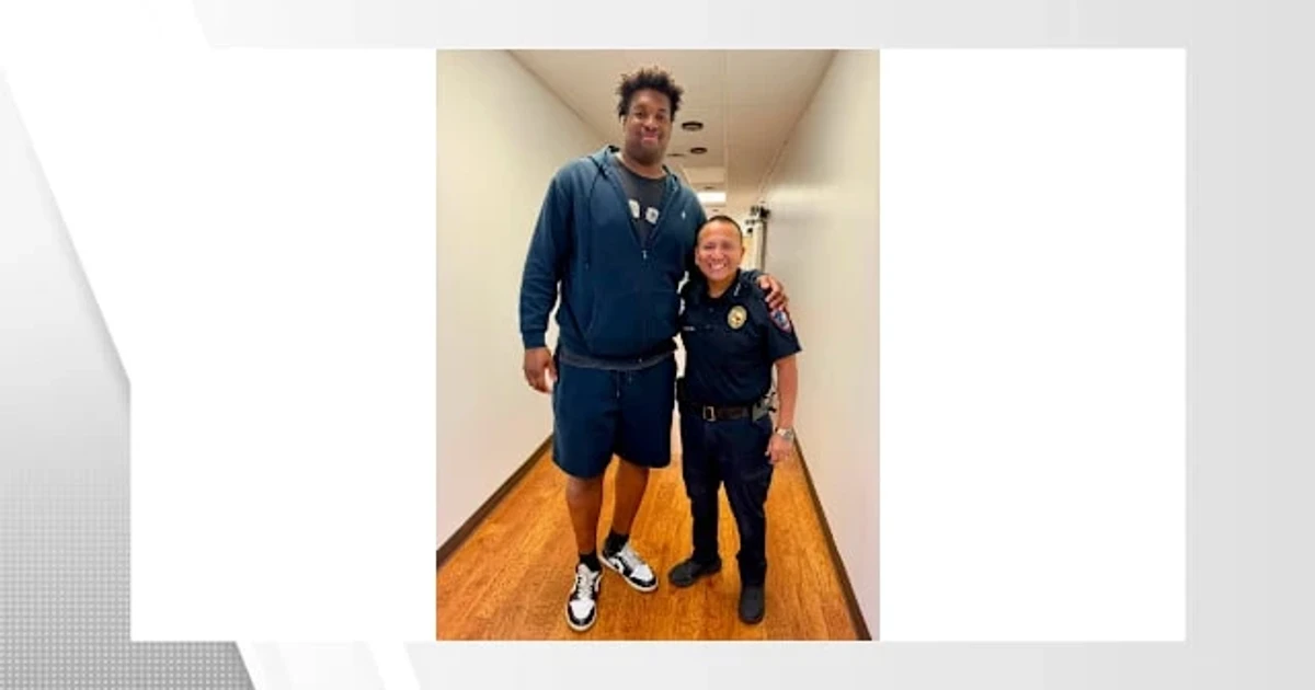 Former basketball player becomes America’s tallest police officer