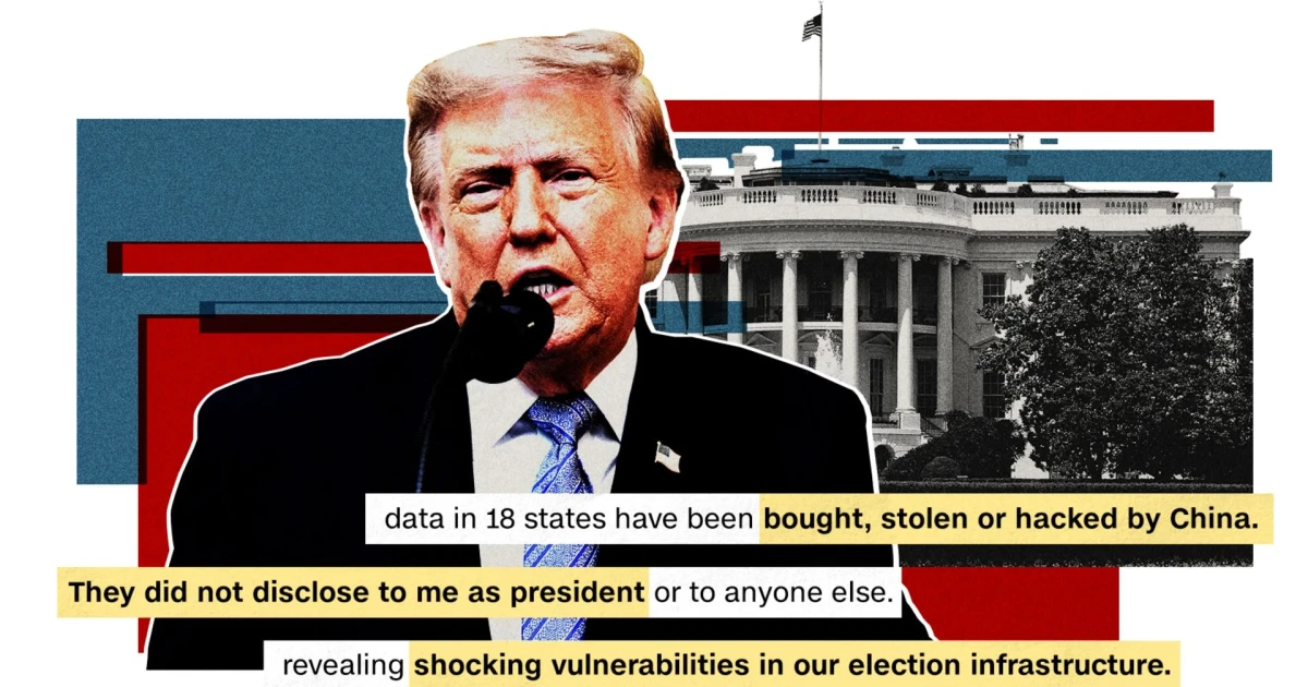 Trump accuses China of U.S. election interference, revives voting fraud claims