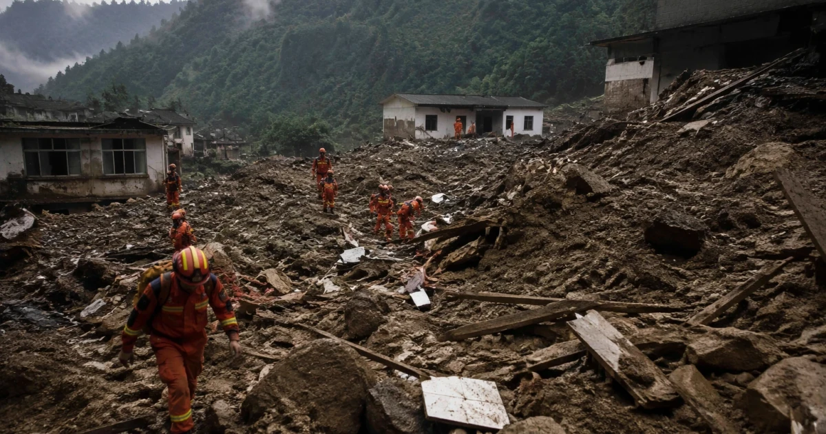 Landslide in southwest China kills at least eight, rescuers search for missing