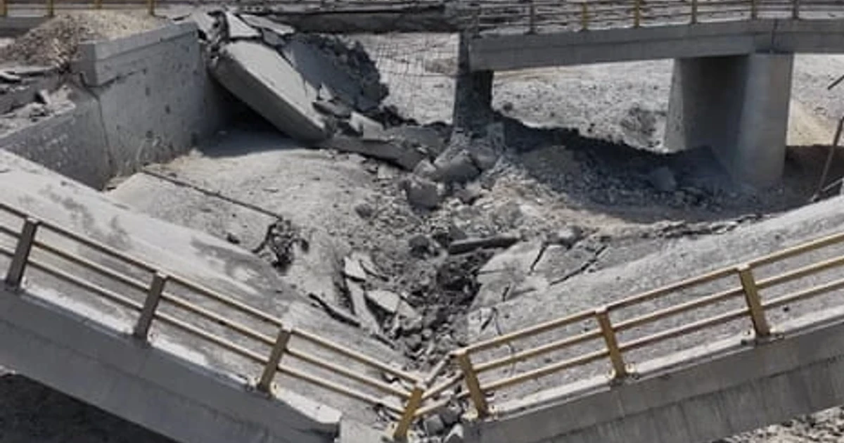 US strikes damage bridges and tunnel in Iran’s Hormozgan province