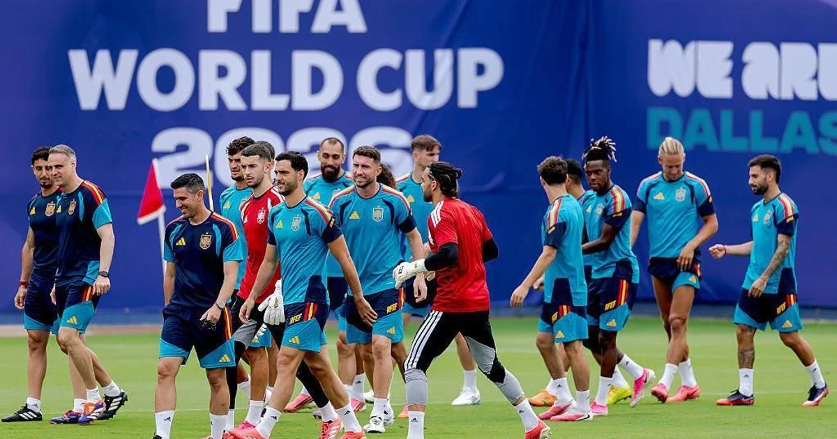 Spain’s final World Cup training session canceled by New Jersey storms