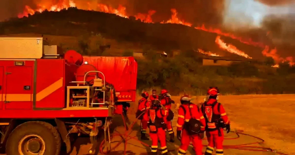 Northern Spain wildfire burns 38,000 acres, strains firefighting efforts