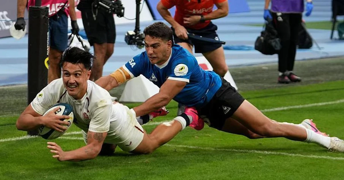 England edge Argentina after controversial late try is ruled out