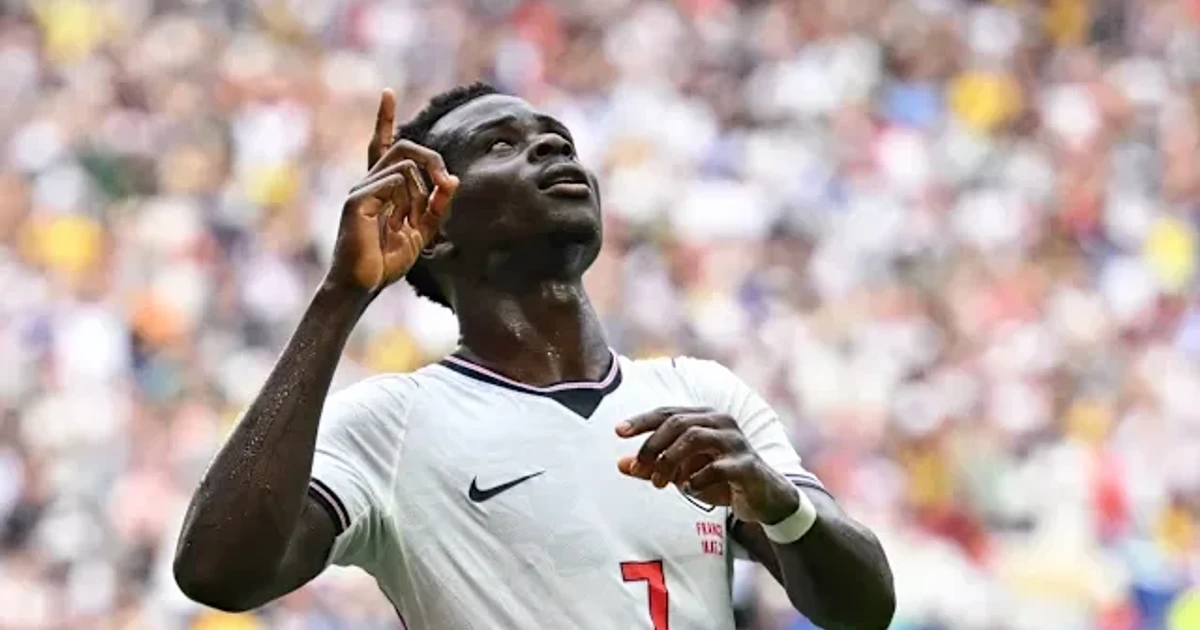 Saka scores hat-trick as England beat France in World Cup showdown