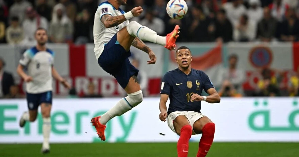 Mbappé double sends France past England into World Cup semifinals