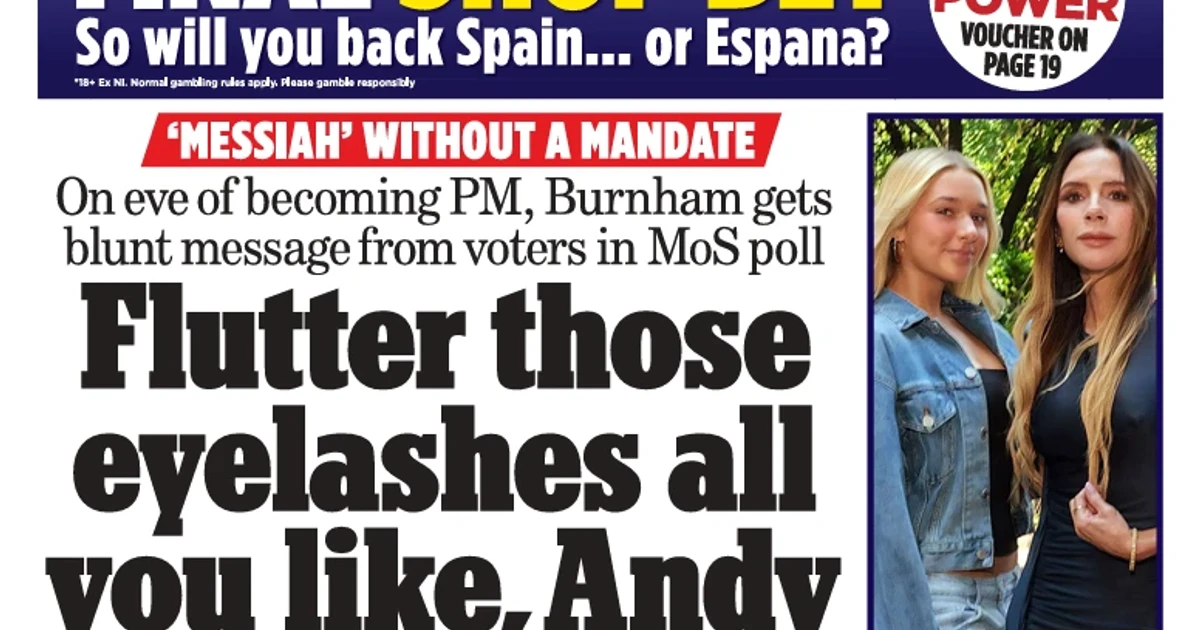 Andy Burnham set to become Britain's new prime minister
