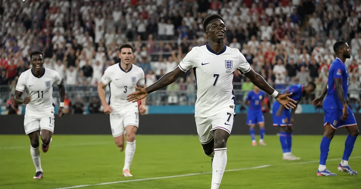 England beats France 6-4 for World Cup bronze, Saka nets hat trick