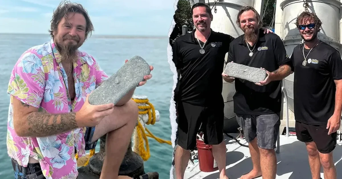 Treasure hunters recover rare silver bar from legendary shipwreck