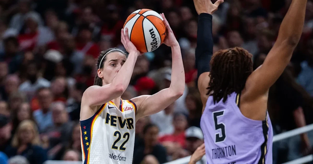 Caitlin Clark makes WNBA history with 45 points, 10 assists in Fever win