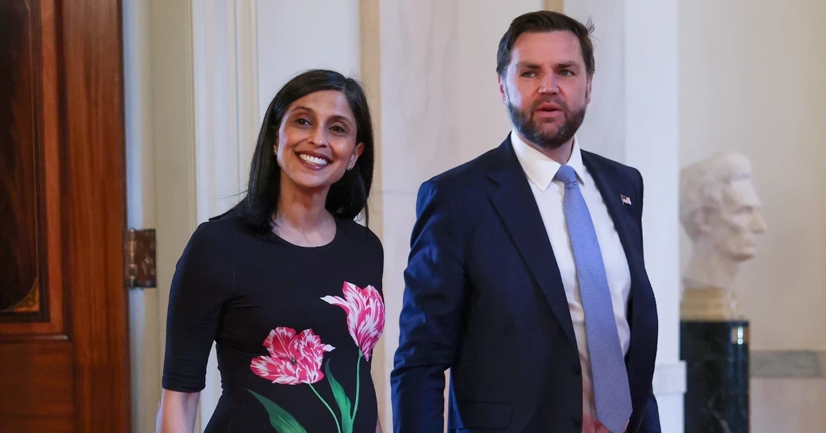 Usha Vance gives birth to fourth child while husband serves as vice president