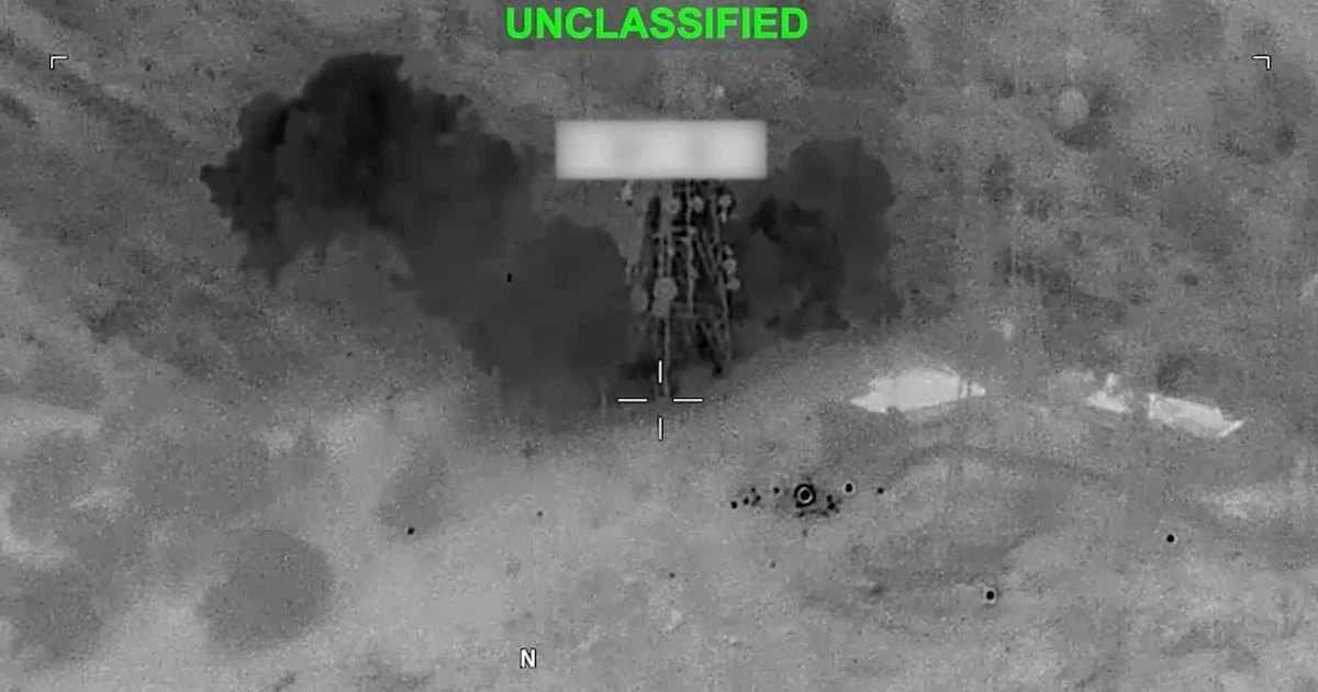 U.S. releases video of seventh straight night of strikes on Iran