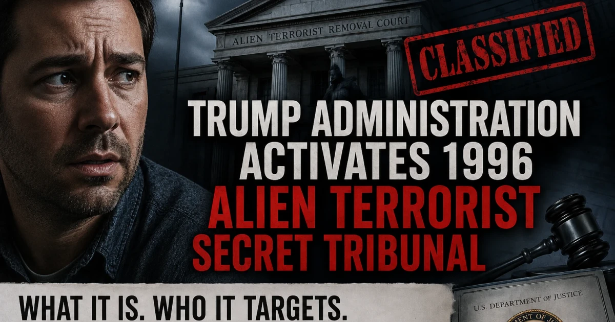 Justice Department activates secret deportation path for alleged terrorists