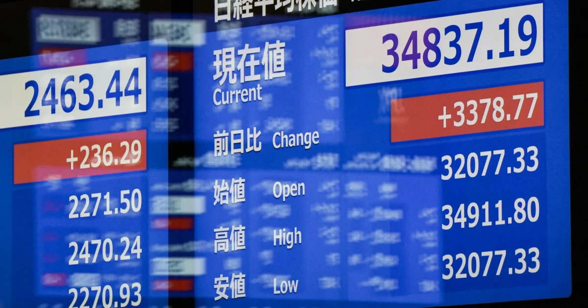 Asian shares rebound as Japan and South Korea recoup AI sell-off losses