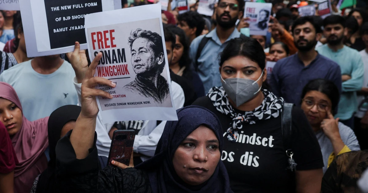 Thousands march in Delhi as India youth protest exam leaks and reforms
