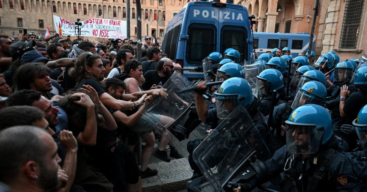 Bologna protests erupt after police restraint death of Moroccan-born man