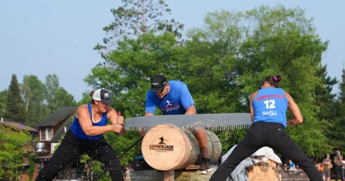 Thousands watch the forest Olympics with world-class passion