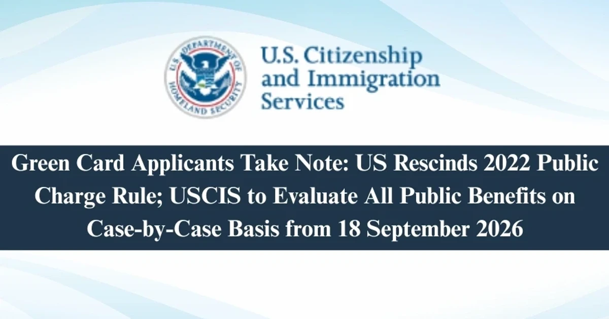 Trump administration revives public charge rule for green card decisions