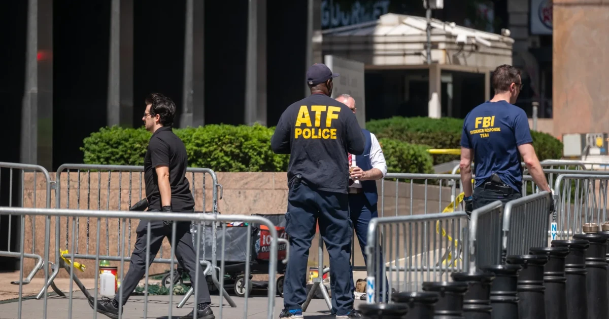 FBI says suspect in custody after incendiary device erupts in New York