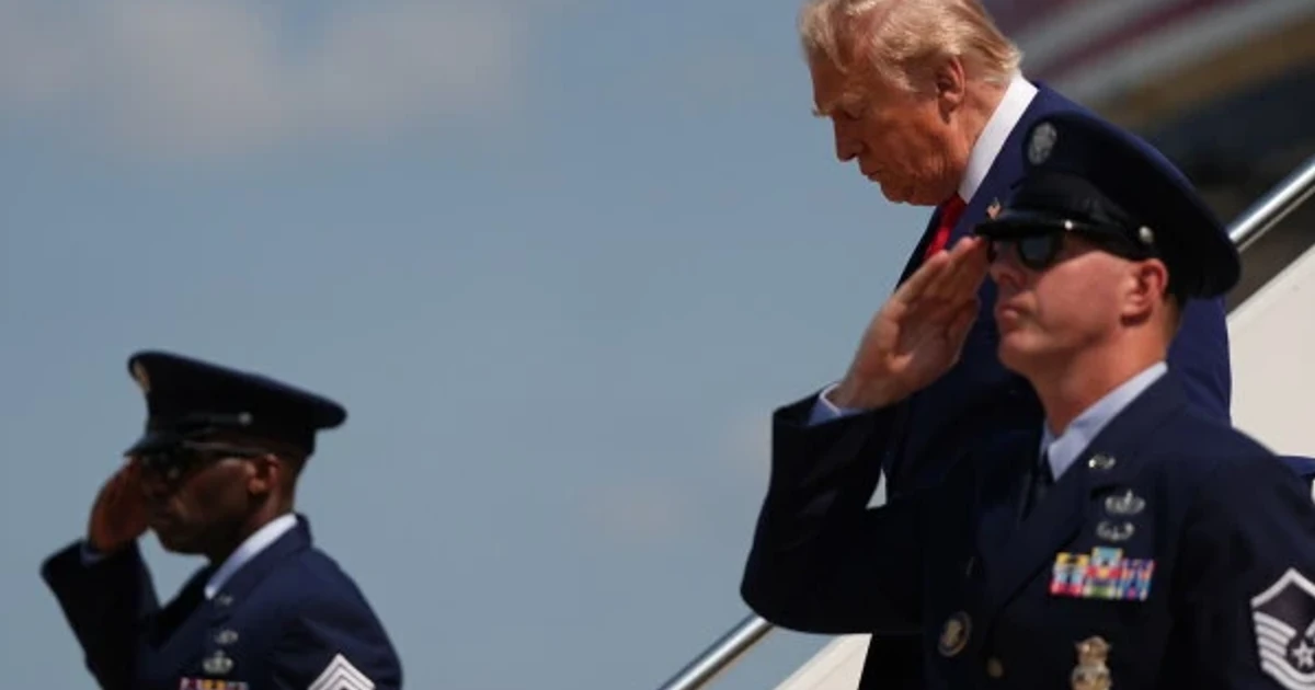Trump attends Dover transfer for four soldiers killed in Iran war