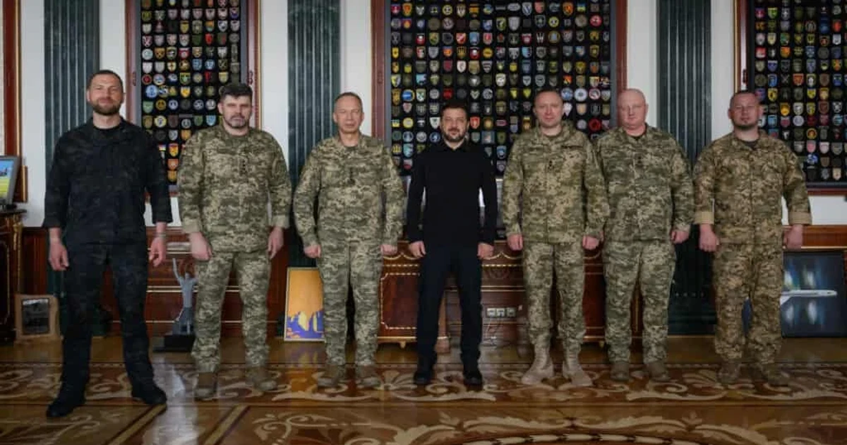 Ukraine reshuffles military leadership amid pressure from Russia