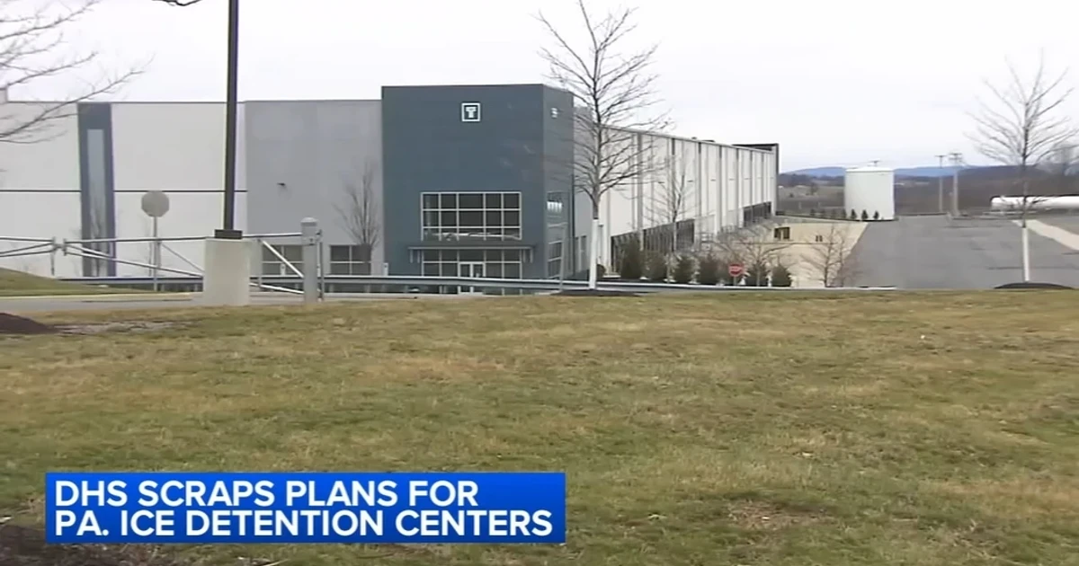 ICE drops plan to turn Pennsylvania warehouses into detention centers