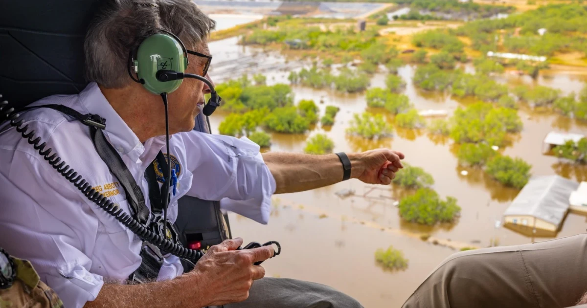 Texas flooding death toll rises to three as Abbott surveys damage