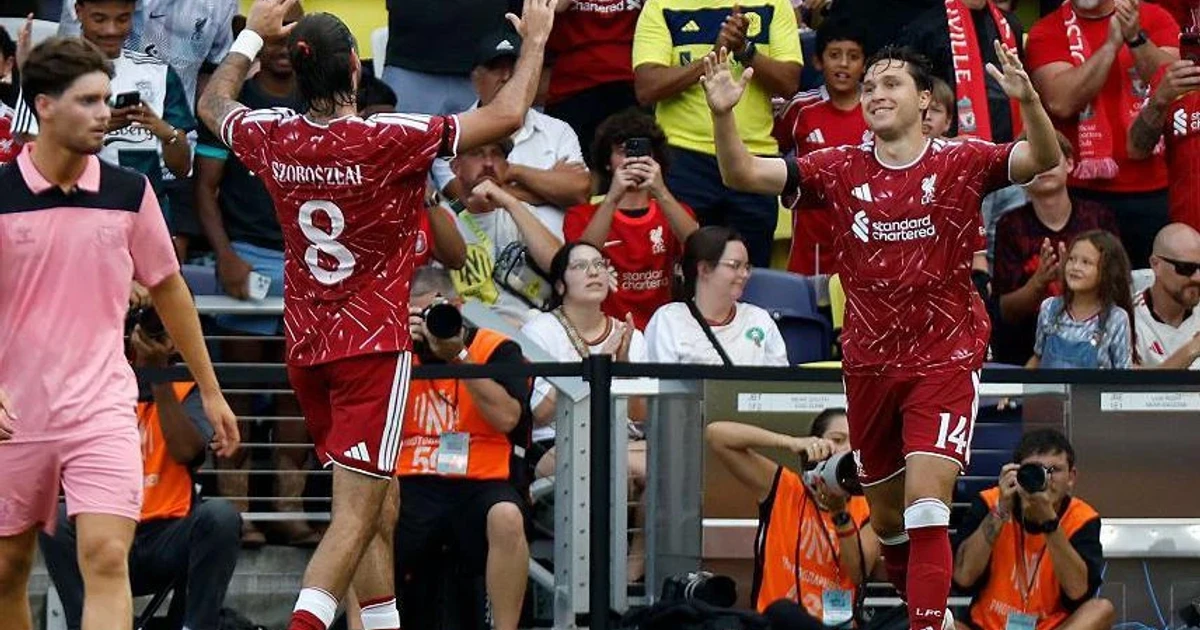 Iraola starts Liverpool reign with 4-2 win over Sunderland in Nashville