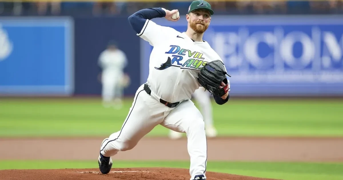 Rasmussen leads Rays to 1-0 shutout sweep of Guardians