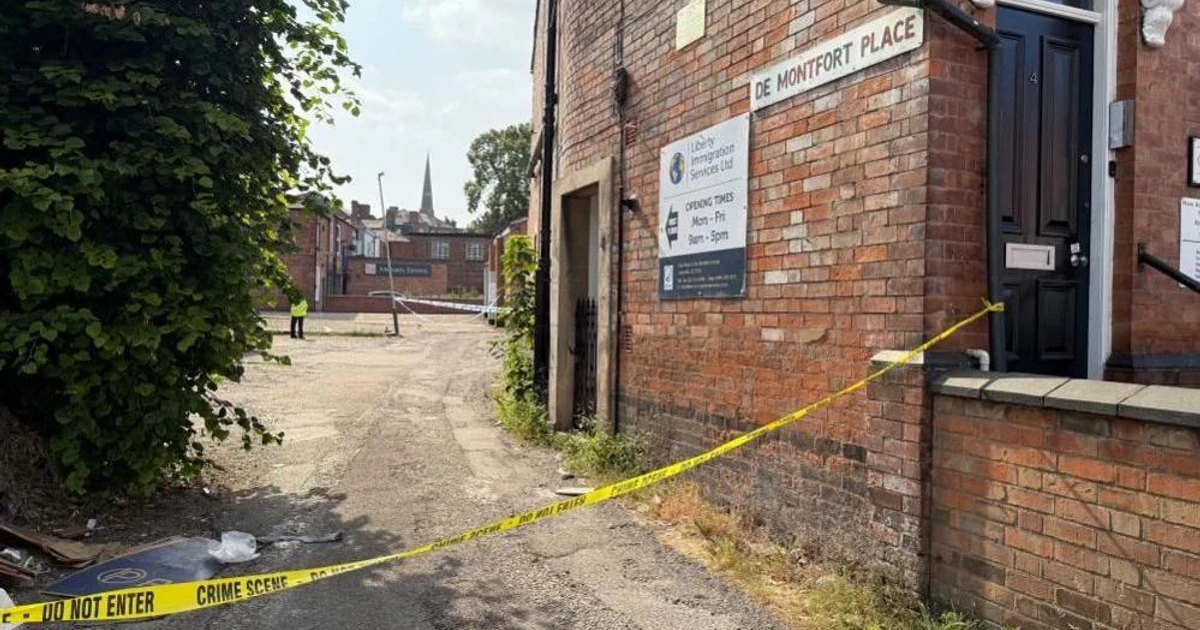 Five men charged with murder after Leicester stabbing death