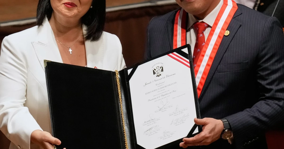 Fujimori's party wins Peru Senate presidency ahead of new government