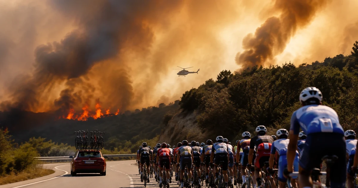 Tour de France shortens Paris finale as wildfires strain security
