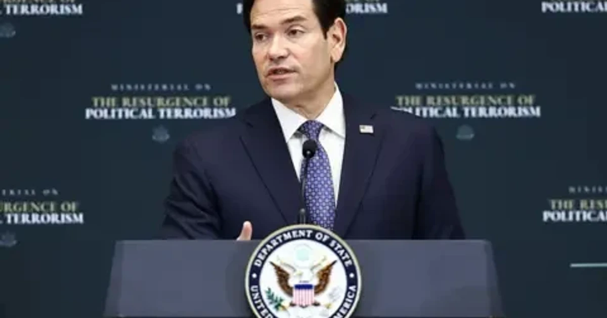 Rubio urges global coalition against far-left extremism