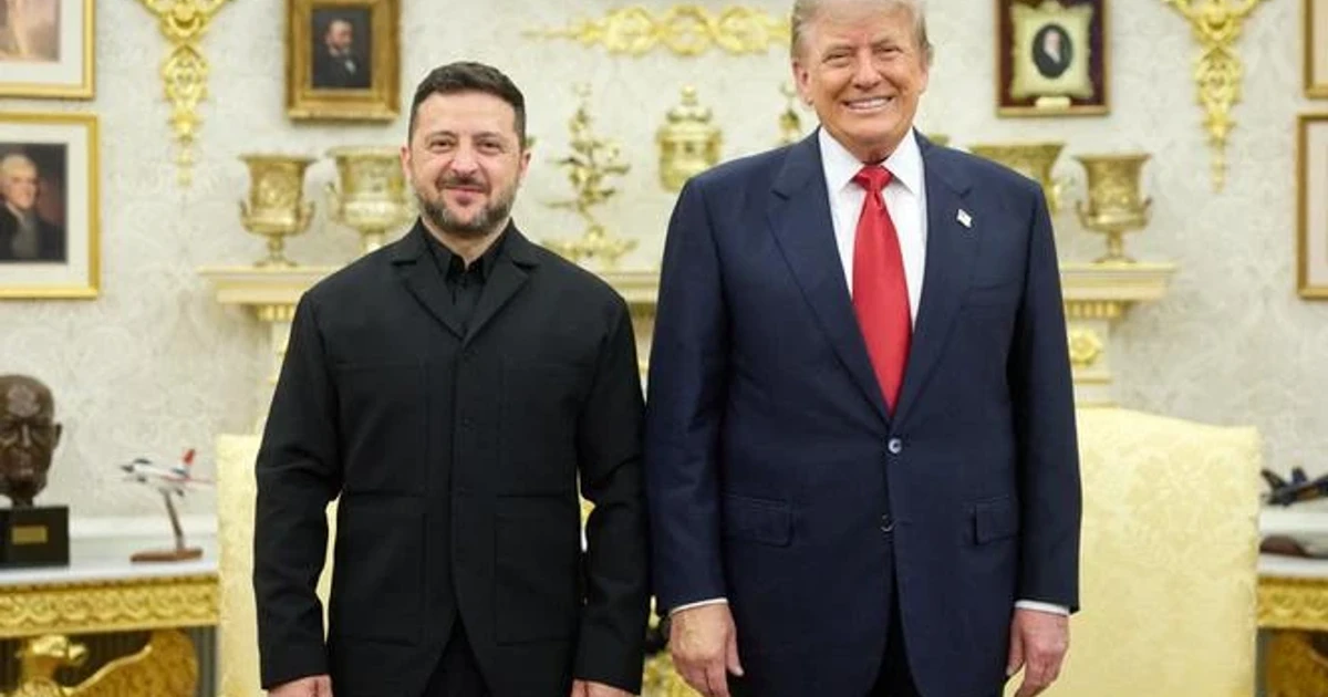 Trump and Zelensky discuss Patriot missile deal in Washington