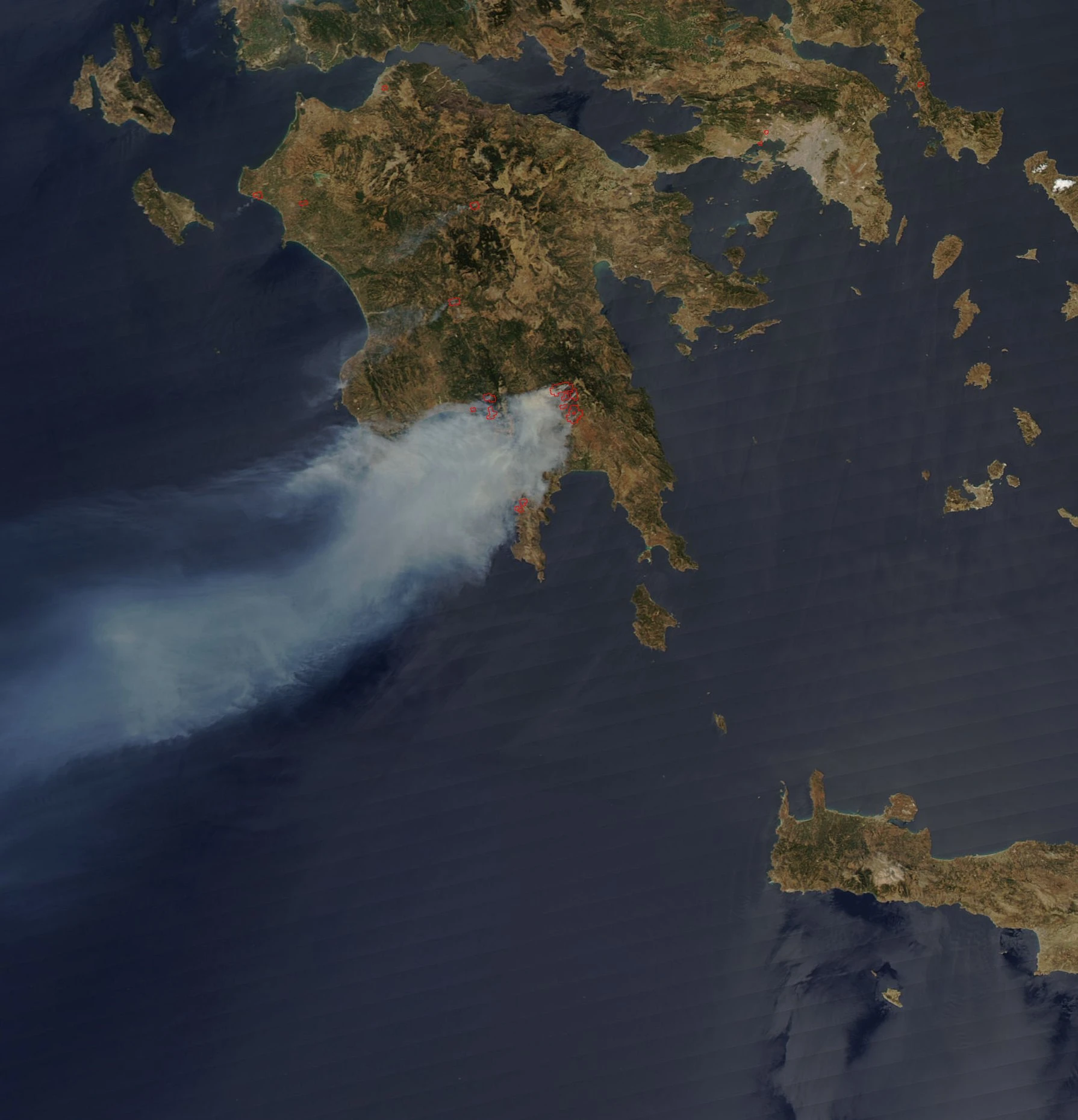 Crete wildfire — Wikimedia Commons