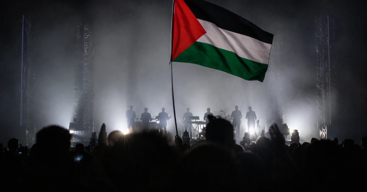 Singapore police investigate Massive Attack over Palestinian flag display