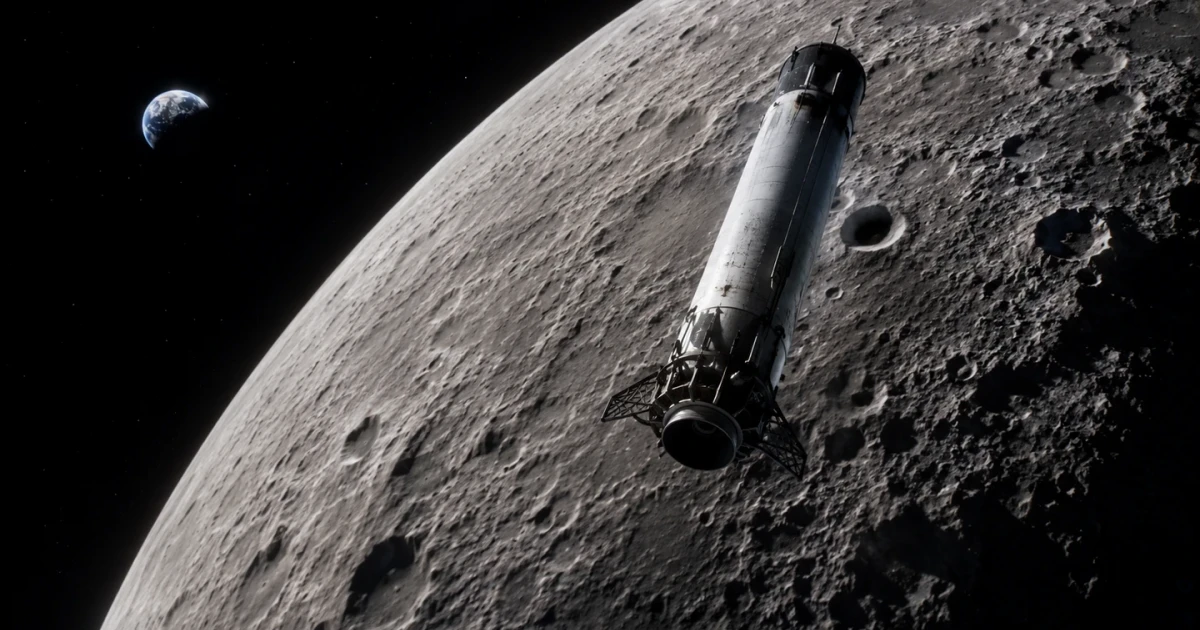 SpaceX rocket stage on collision course with the moon