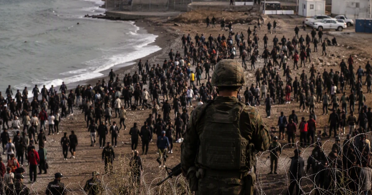 Spain deploys troops after migrant surge overwhelms Ceuta