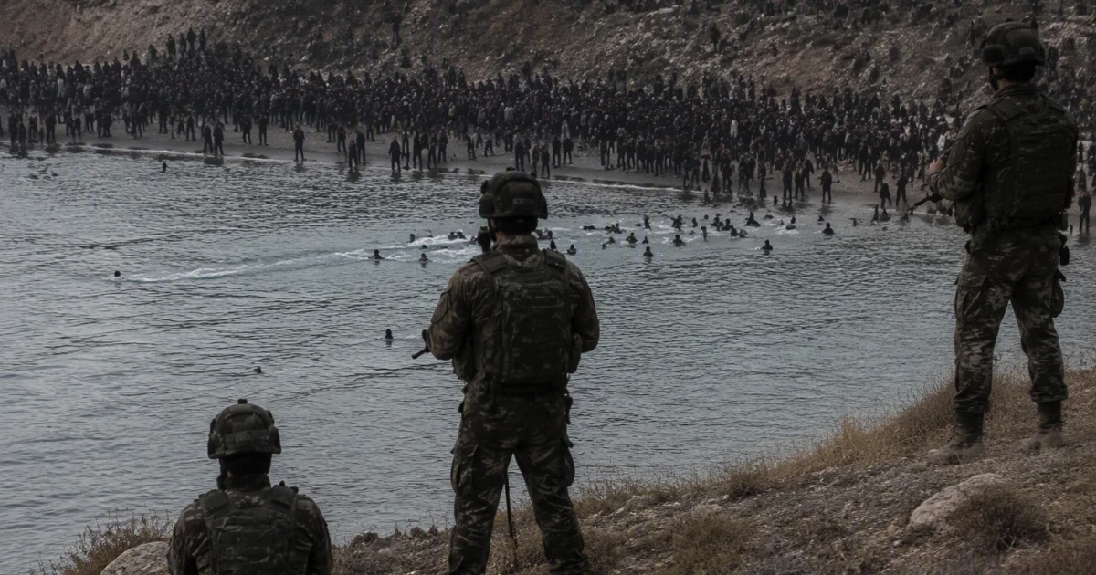 Spain deploys troops as thousands of migrants flood Ceuta