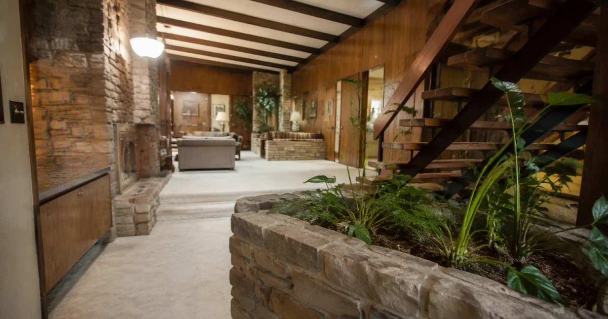 Inside the Brady Bunch house, fans tour a TV landmark