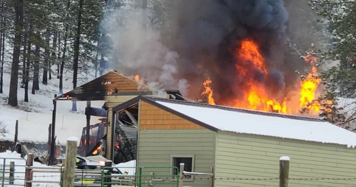 Fast-moving Spokane County wildfire forces evacuations as flames surge overnight