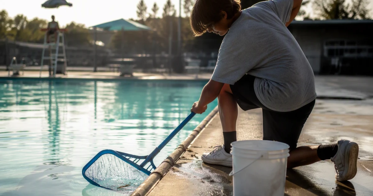 What to do when the boys at the pool aren’t pulling their weight
